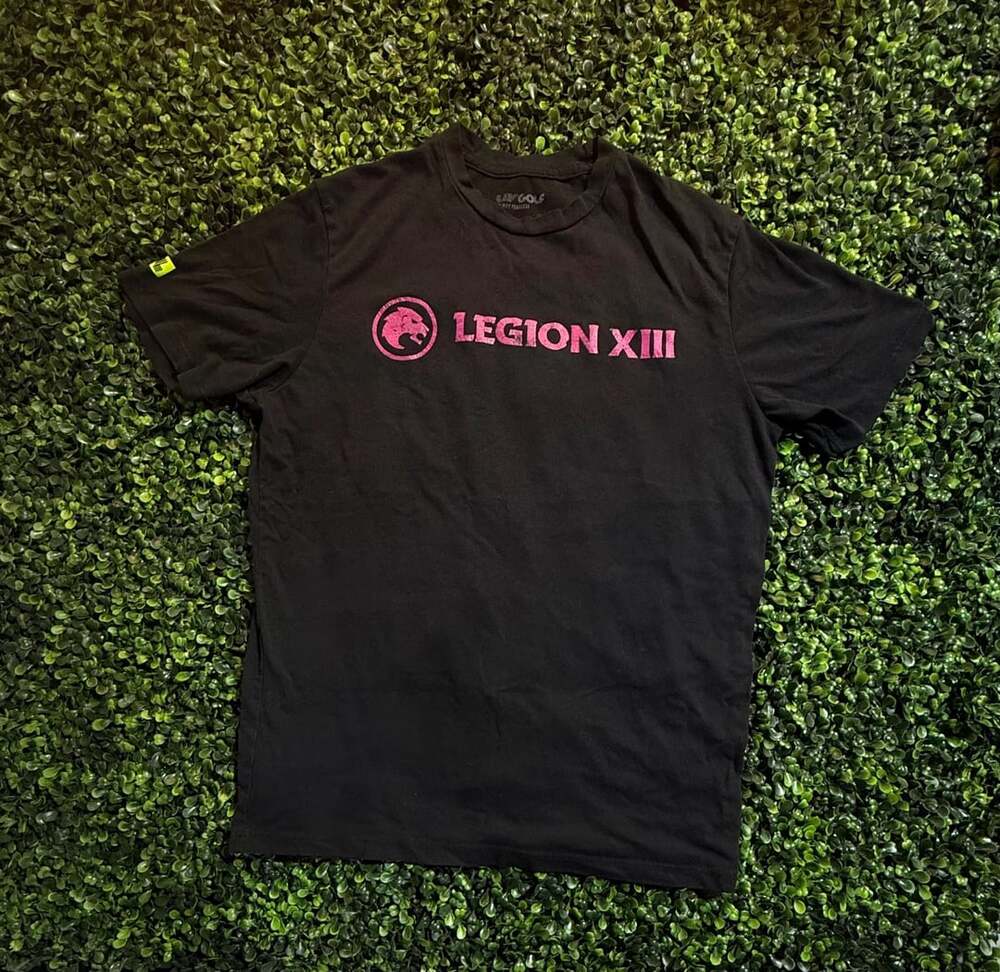 LIV Golf Legion XIII T-Shirt Size S Black Pink We Are Fearless